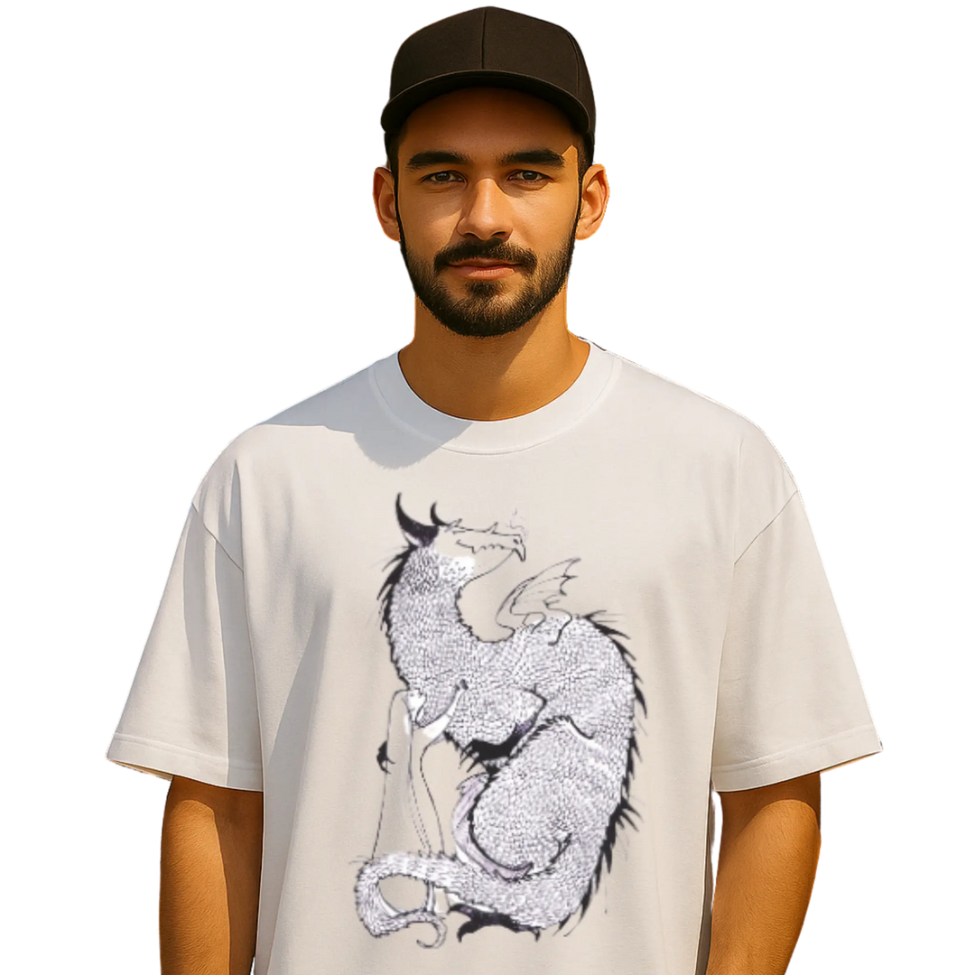 Celestial Dragon Oversized T-Shirt MINTIMONKS