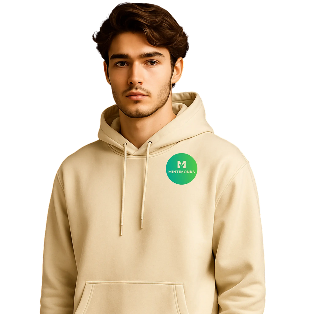 Natural Raw Hoodie MINTIMONKS