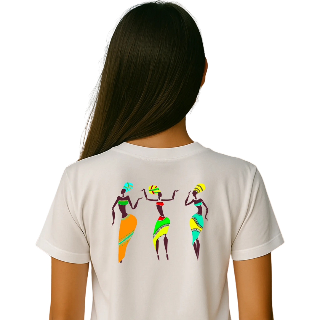 Dancing Queens Afro Art T-Shirt Mintimonks