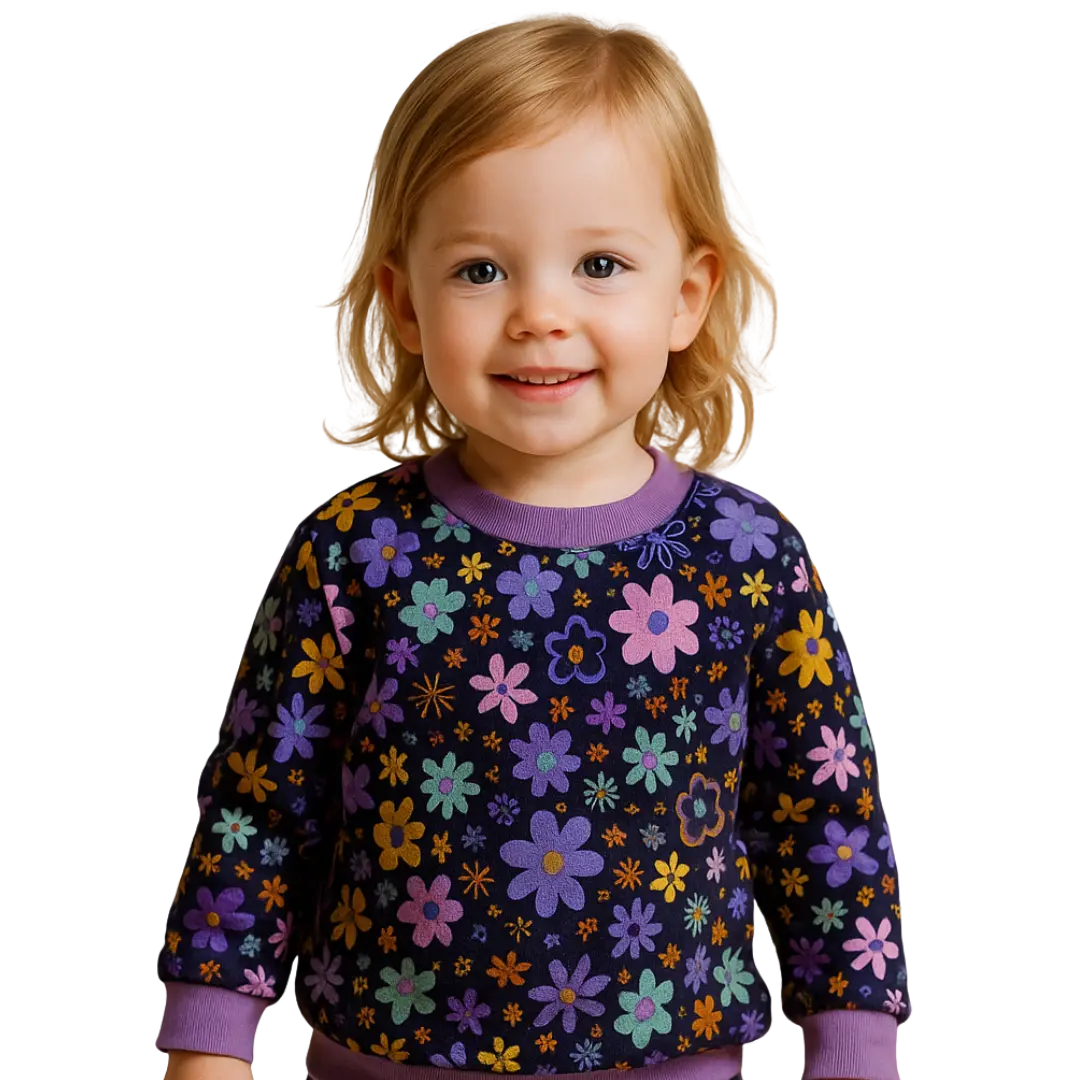 Blumenwiese Kinder-Trainingsanzug MINTIMONKS