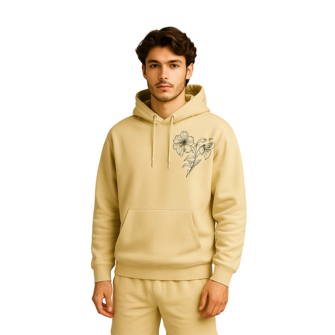 Natural Raw Hoodie MINTIMONKS