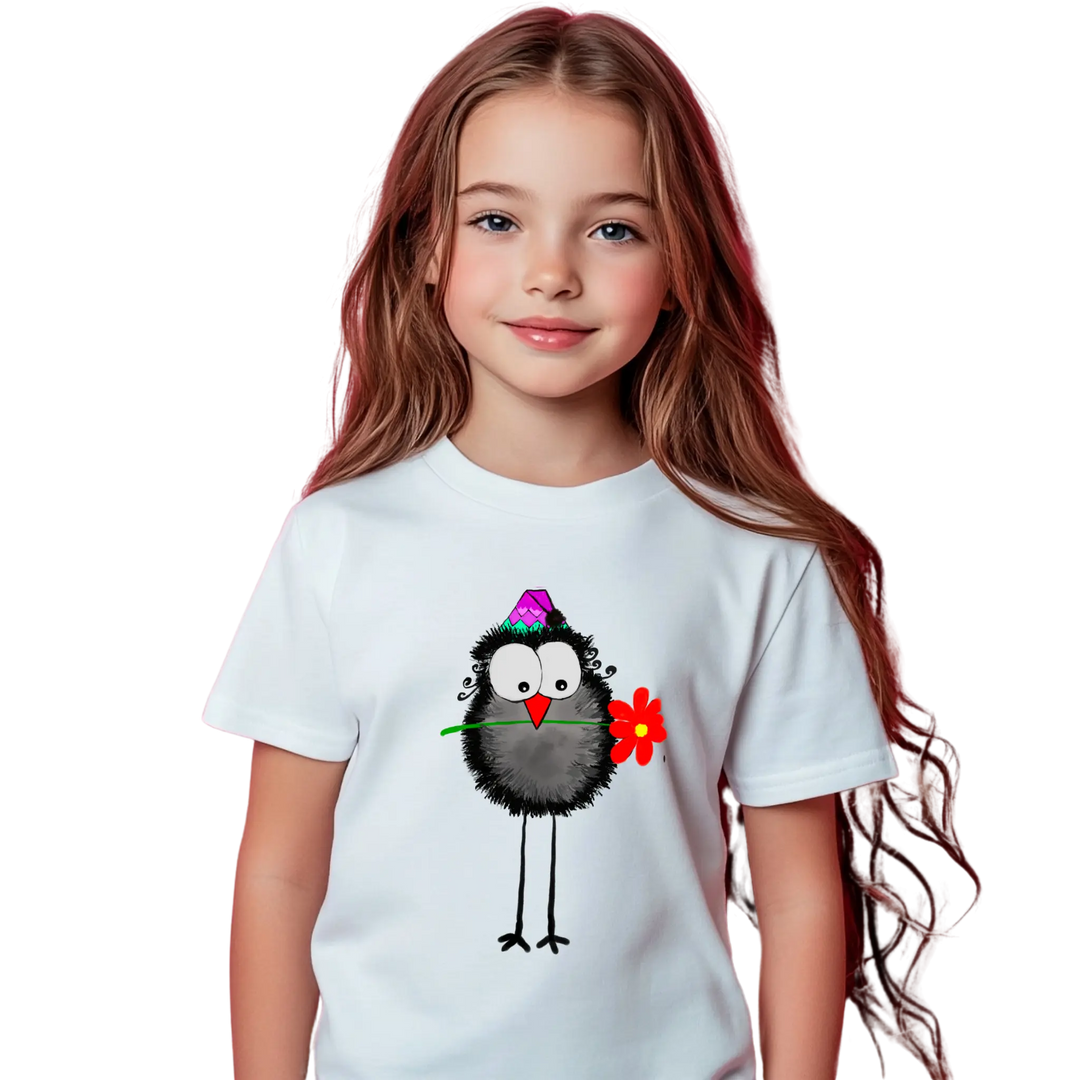 Cartoon Bird Kids’ T-Shirt MINTIMONKS
