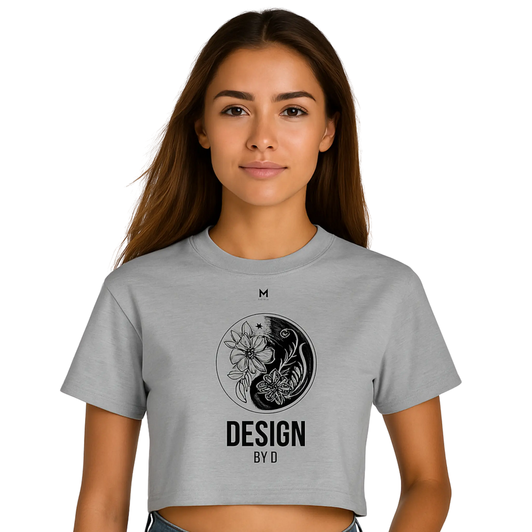Graphic Cropped T-Shirt MINTIMONKS