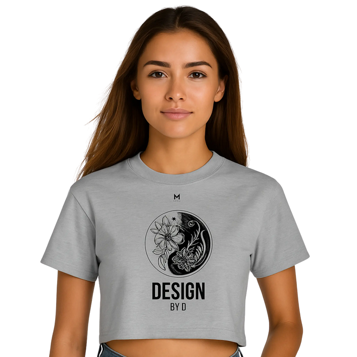 Graphic Cropped T-Shirt MINTIMONKS