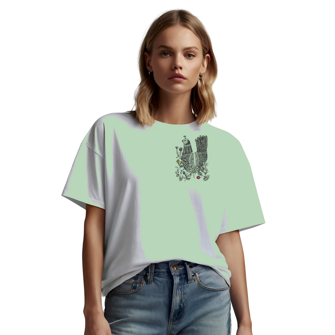 Mint Green Hen T-Shirt MINTIMONKS