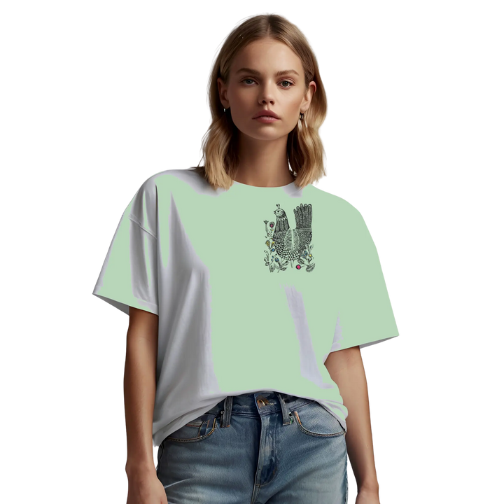 Mint Green Hen T-Shirt MINTIMONKS