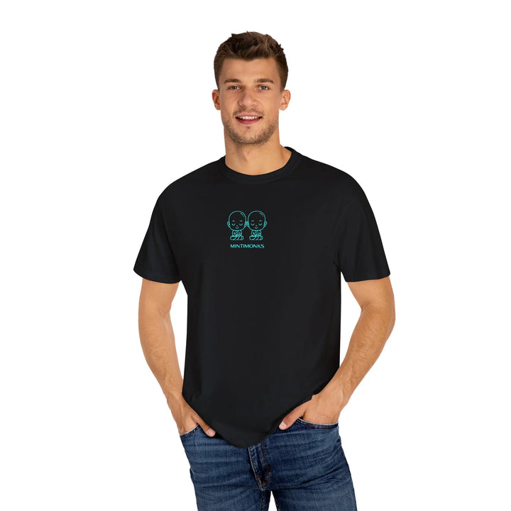 Grafik Unisex Garment-Dyed T-Shirt - Perfekt für Freizeitkleidung und personalisierte Geschenke MINTIMONKS