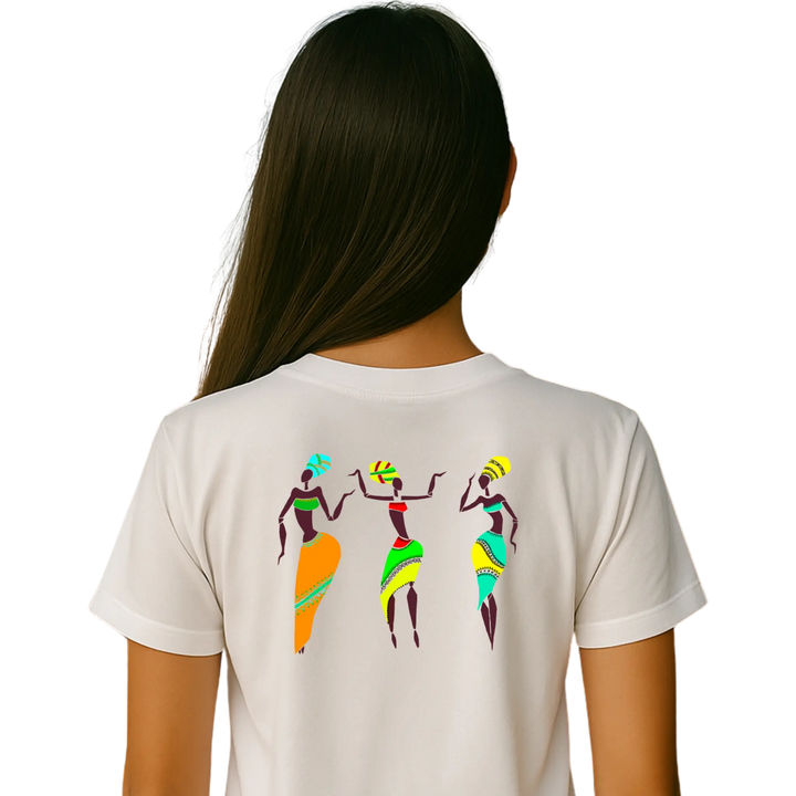 Tanzen Königinnen Afro Kunst T-Shirt Mintimonks
